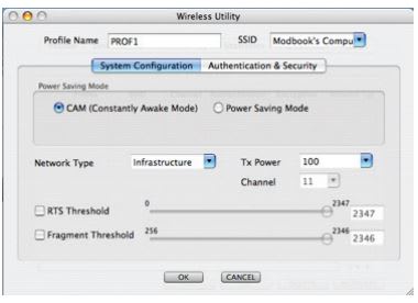 Wireless Configuration