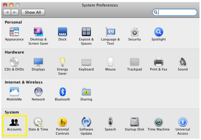 Adding the Wireless Utility to the Startup Items