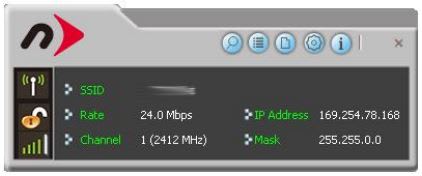 Configuration using the Newer Technolgy WLAN Utility