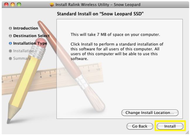 Driver and Utility Installation