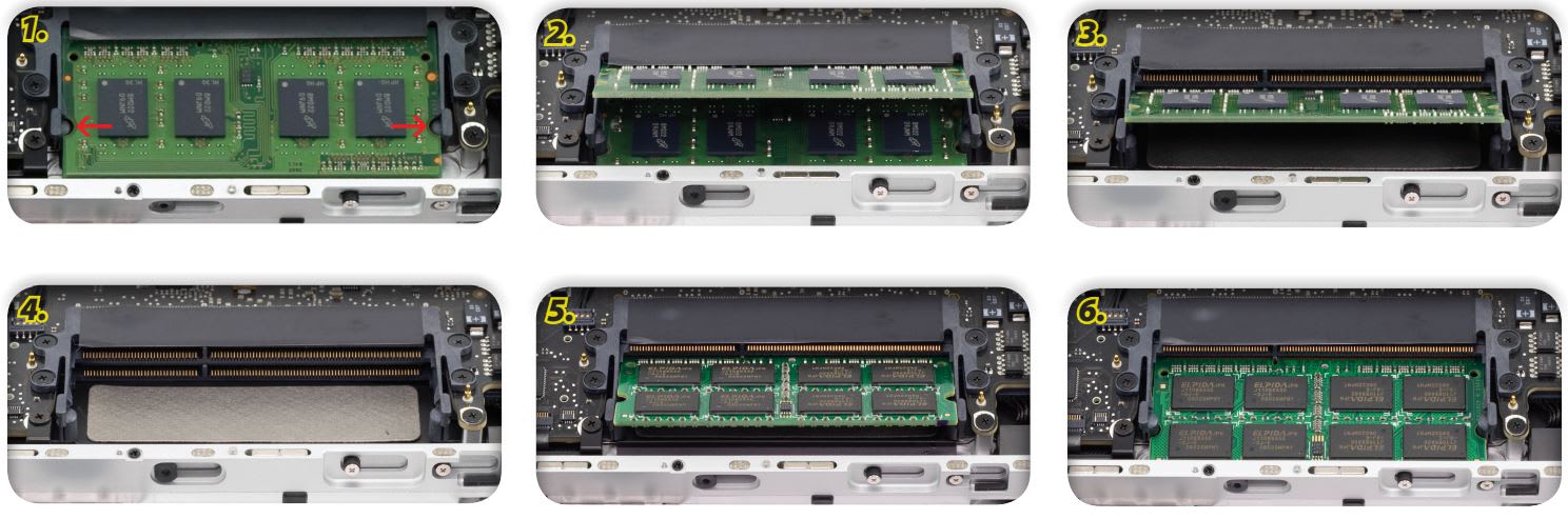 MacBook & MacBook Pro SO-DIMM Installation Instructions