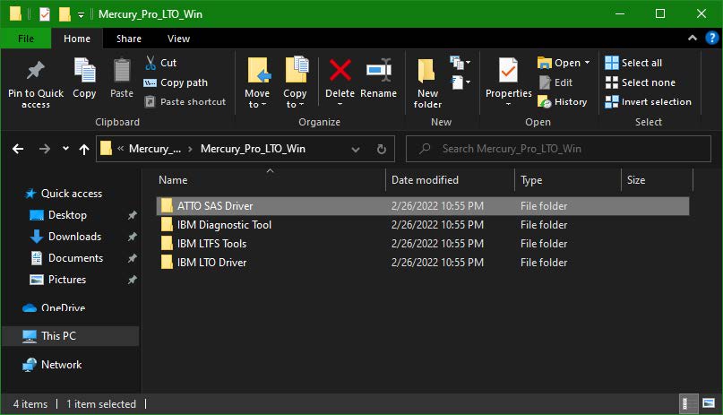 ATTO ExpressSAS HBA Drivers