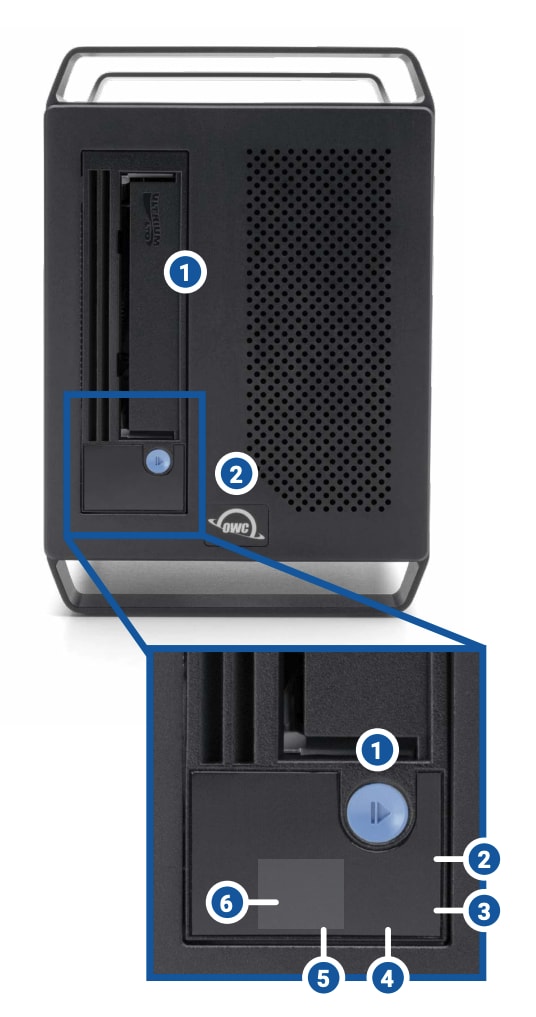 Mercury Pro LTO drive front panel