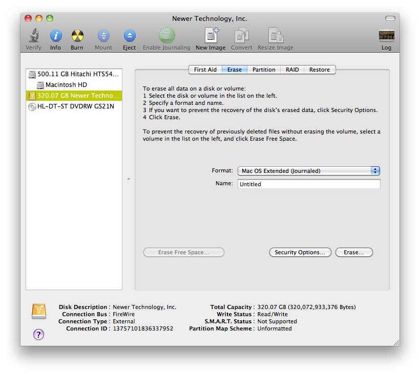 Initializing the Newer Technology miniStack