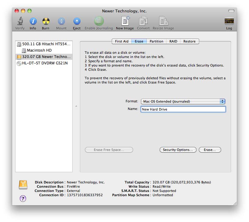 Initializing the Newer Technology miniStack
