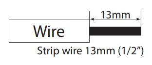 Wire 13mm, Strip wire 13mm (1/2")
