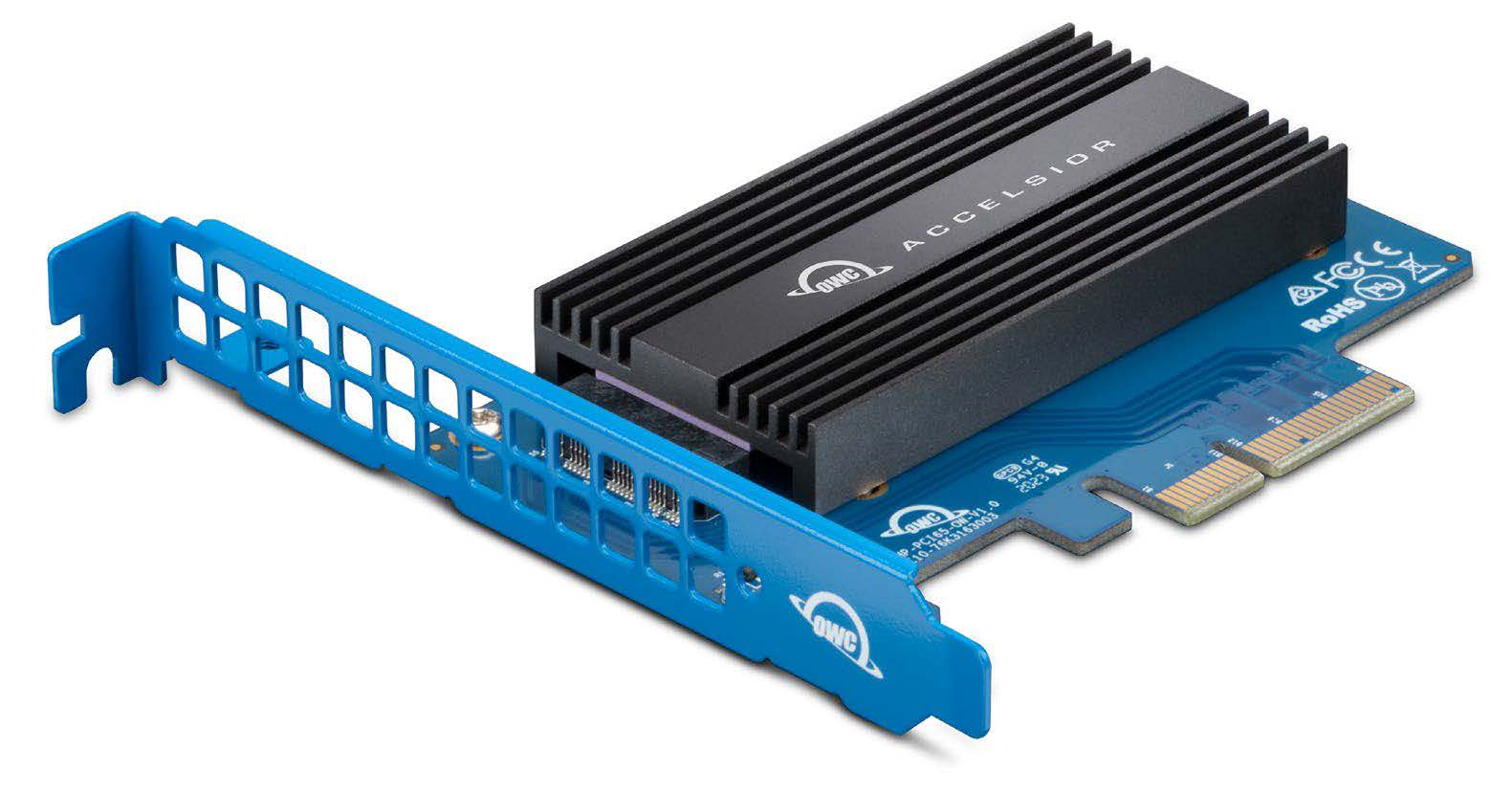 OWC ACCELSIOR 1A PCIe Adapter Card side view