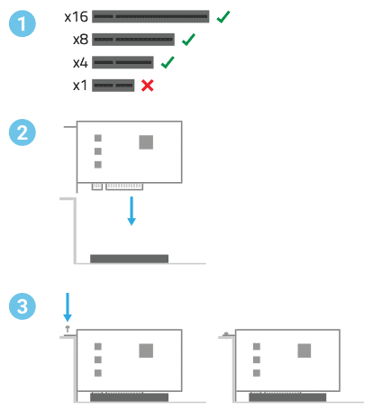 OWC ACCELSIOR 1A PCIe Adapter Card Installing the card in a host computer