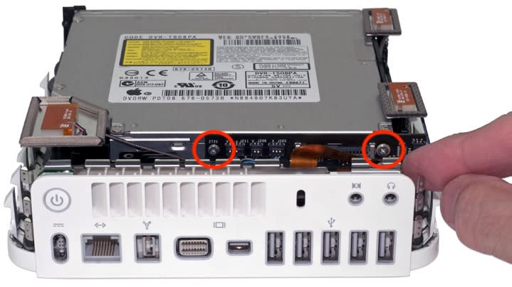 Disassembling the Mac mini