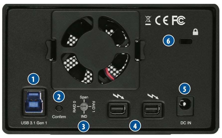 Mercury Elite Pro Dual rear view