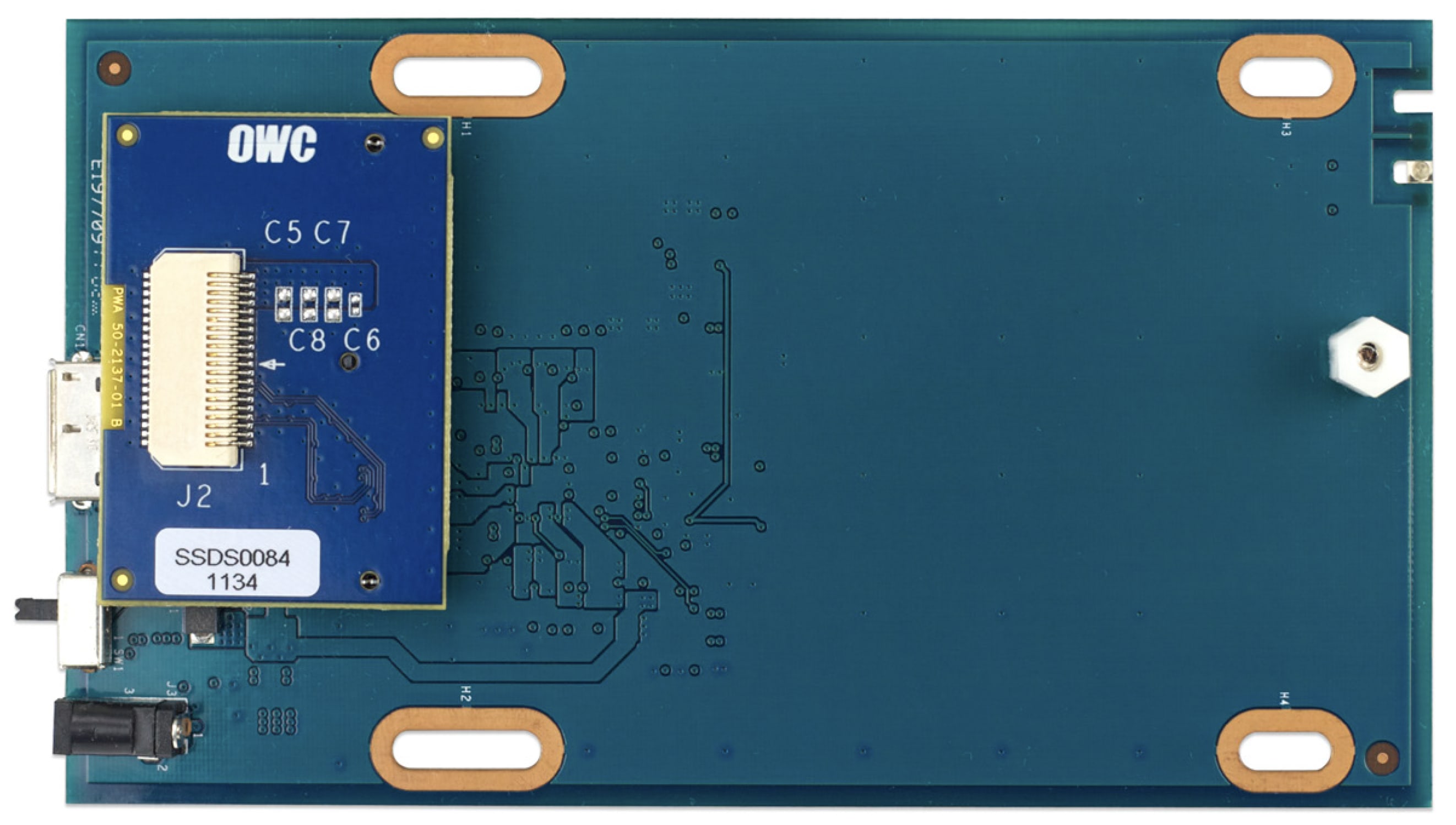 OWC Mercury On-The-Go USB 3.0/2.0 External Enclosure top view