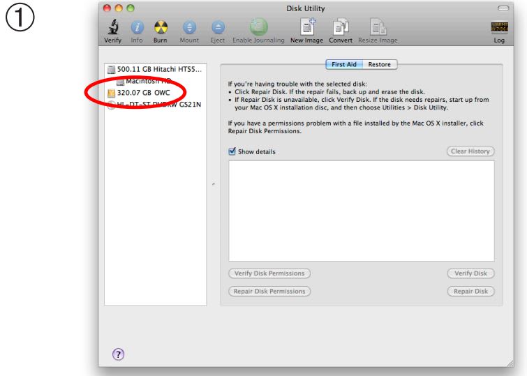Formatting your OWC Mercury Elite Pro Dual mini on a Macintosh with Mac OS X