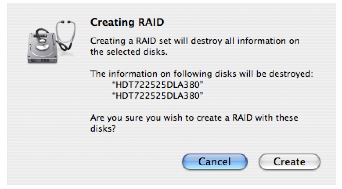 Creating a RAID using the OWC Mercury Elite-AL SATA