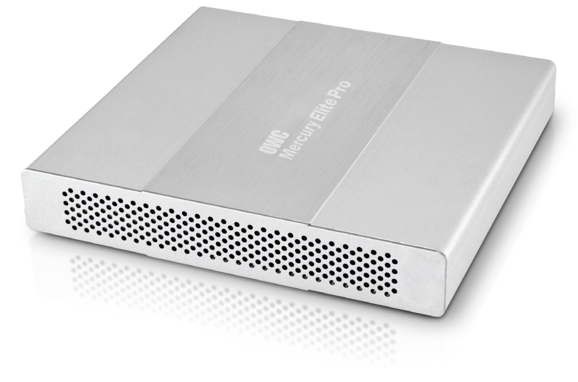 OWC Mercury Elite Pro Dual mini with USB 3.2 (5Gb/s) + FireWire 800 side view