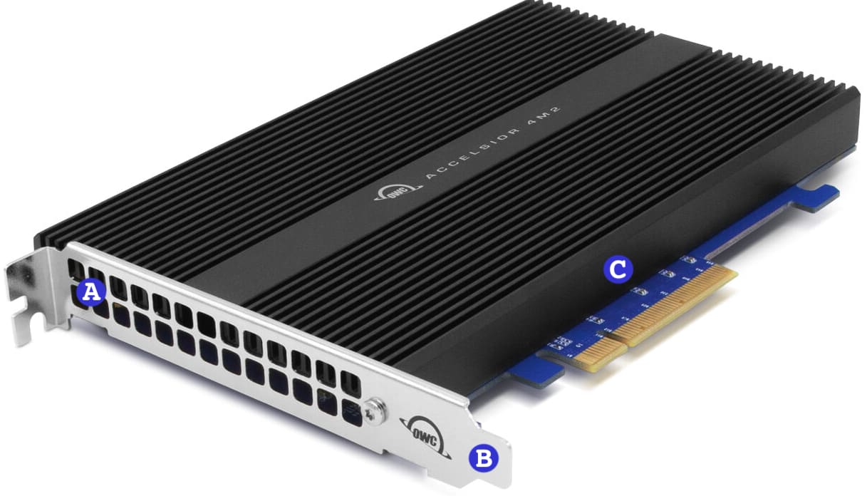 OWC Accelsior 4M2 side view