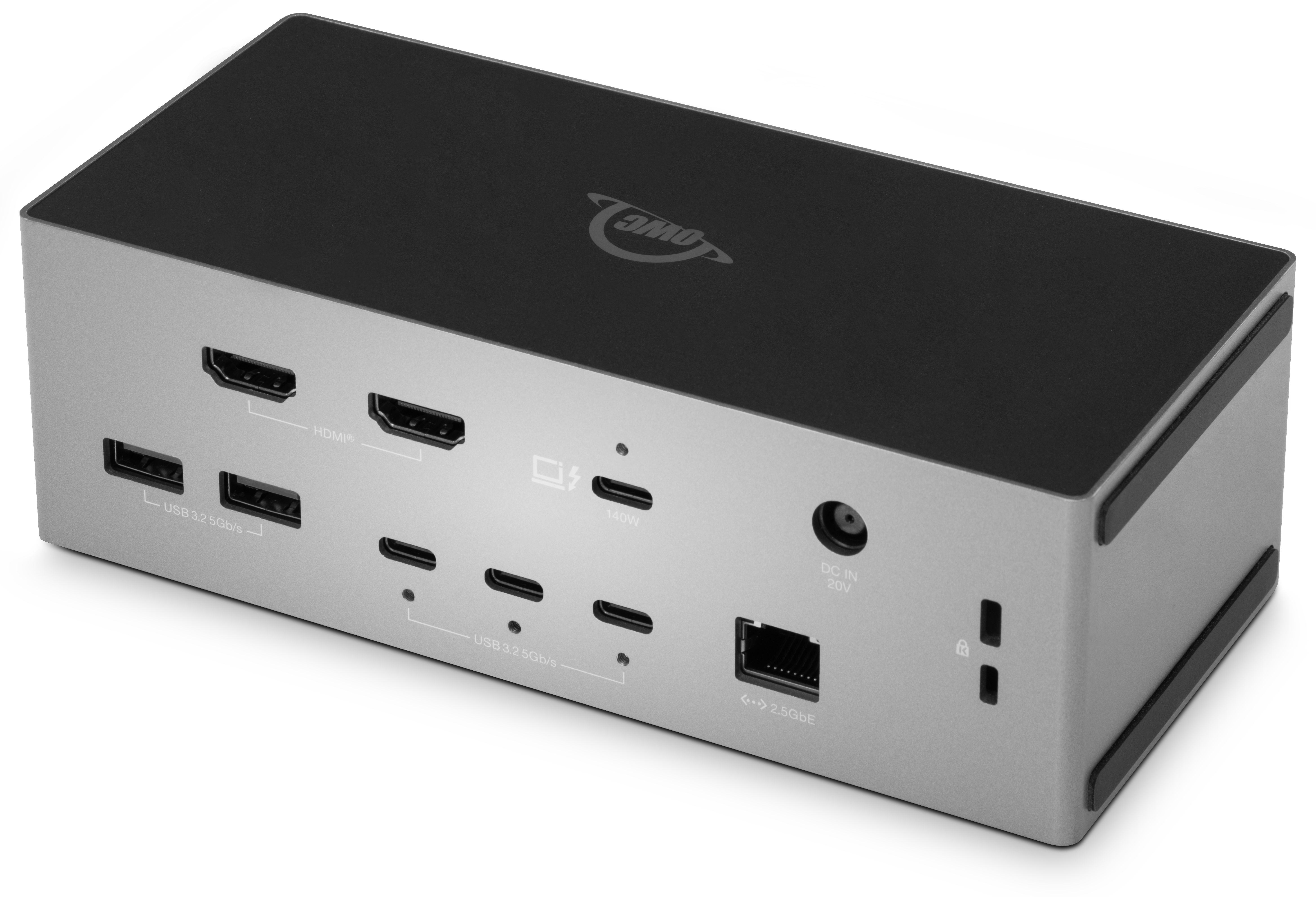 OWC Thunderbolt 5 Dock with Dual HDMI rear view