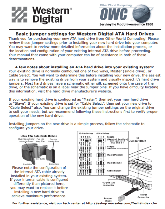 Western Digital ATA Hard Drives