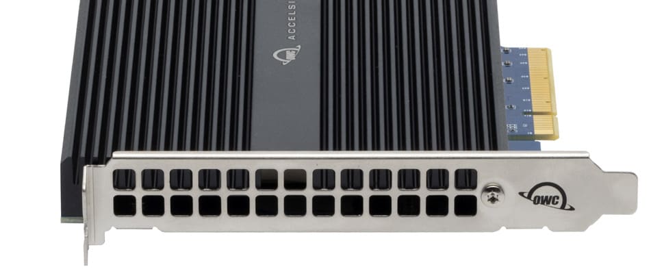 OWC Accelsior 4M2 front view