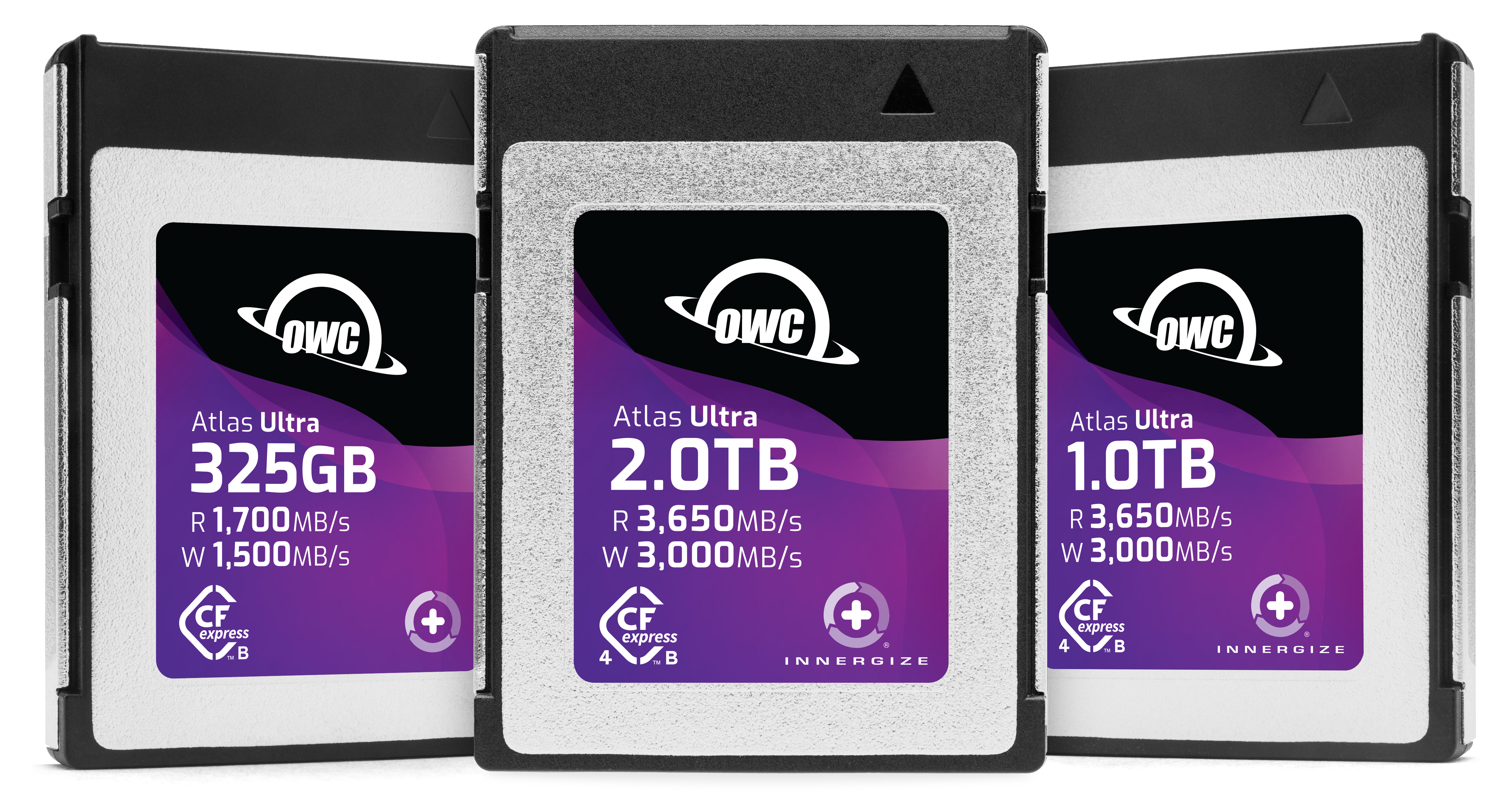 OWC Altas Ultra CFexpress Memory Card Lineup