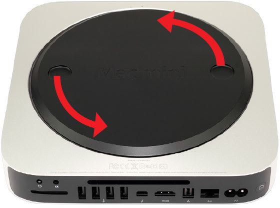 Disassembling the Mac mini