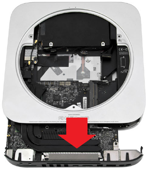 Disassembling the Mac mini