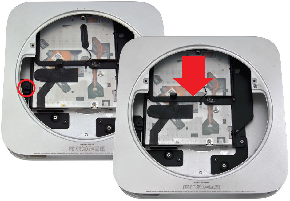 Disassembling the Mac mini