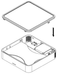 miniStack NAS top view open