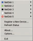 NDAS Device Management on a PC