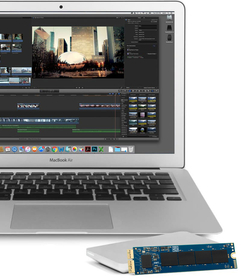 OWC SSD Upgrades for MacBook Air (Mid 2013 - Mid 2017)