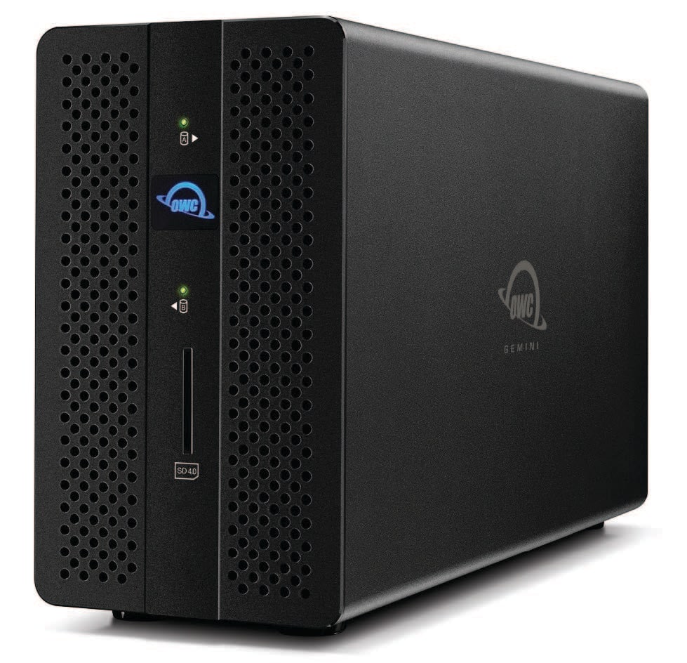 OWC Gemini side view