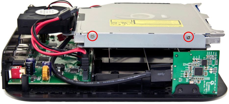 miniStack Max Installing a 9.5mm Optical Drive