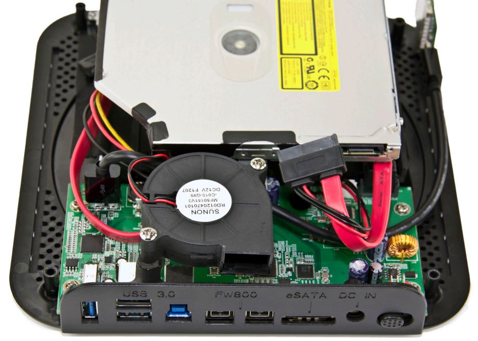 miniStack Max Installing a 9.5mm Optical Drive