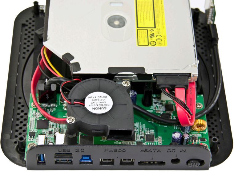 miniStack Max Installing a 9.5mm Optical Drive