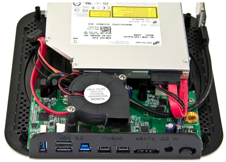 miniStack Max Installing a 12.7mm Optical Drive