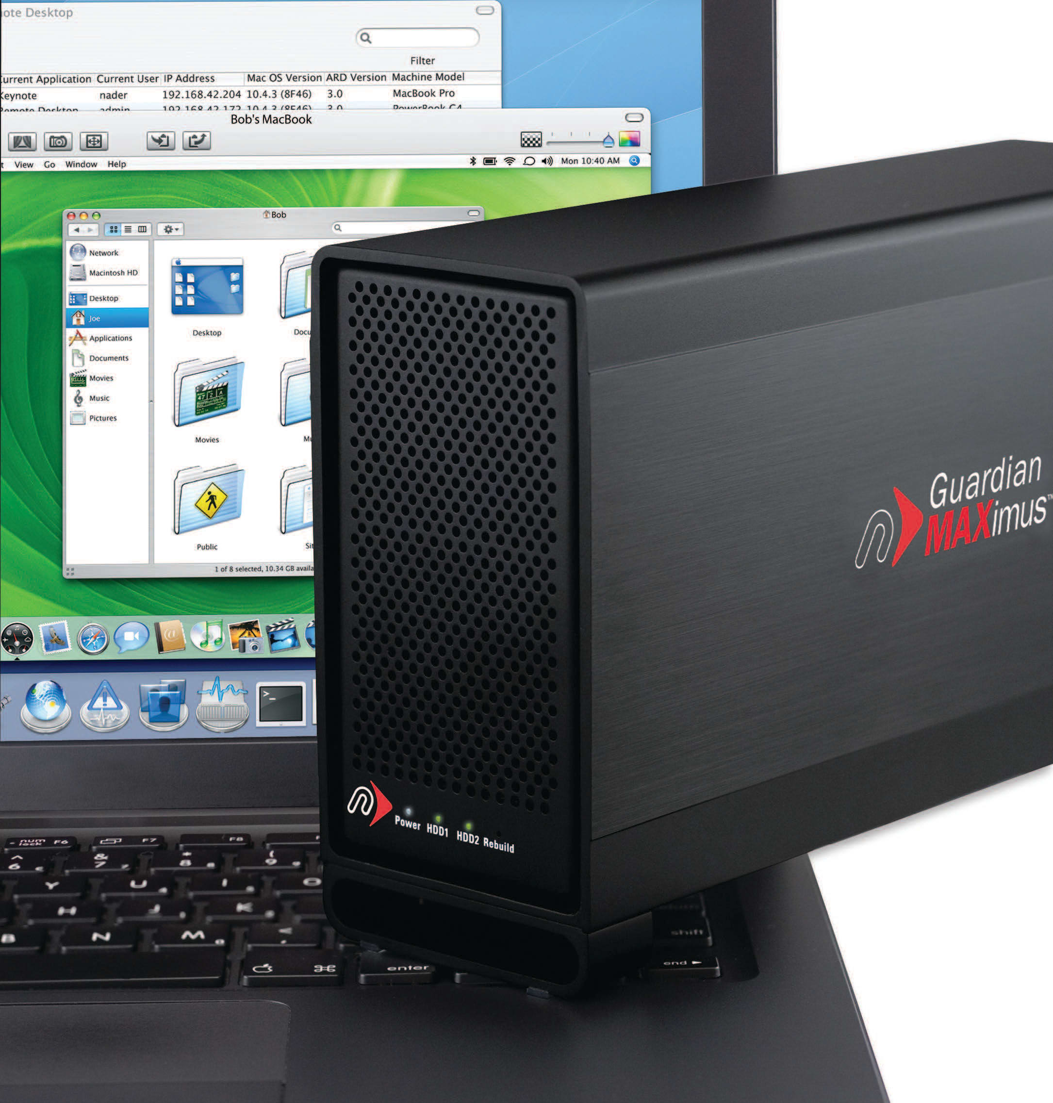 Guardian Maximus Hardware RAID-1 Mirror Performance Storage Solution side view