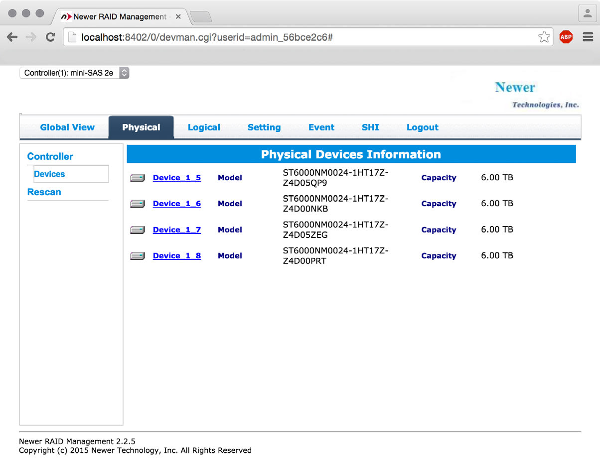 Physical Disk Properties