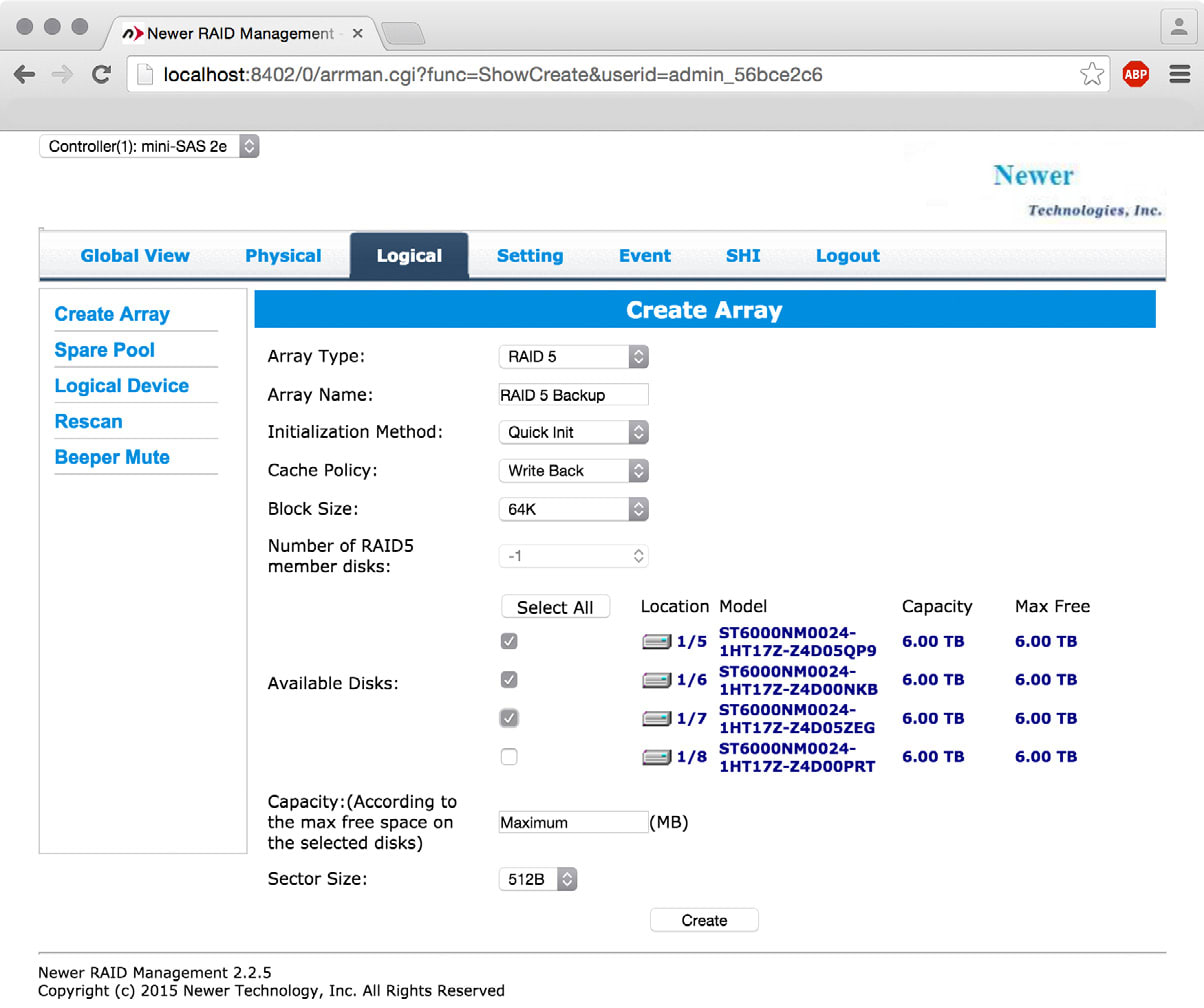 Logical Disk Operations