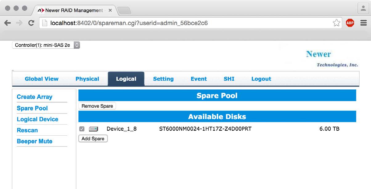 Logical Device Information