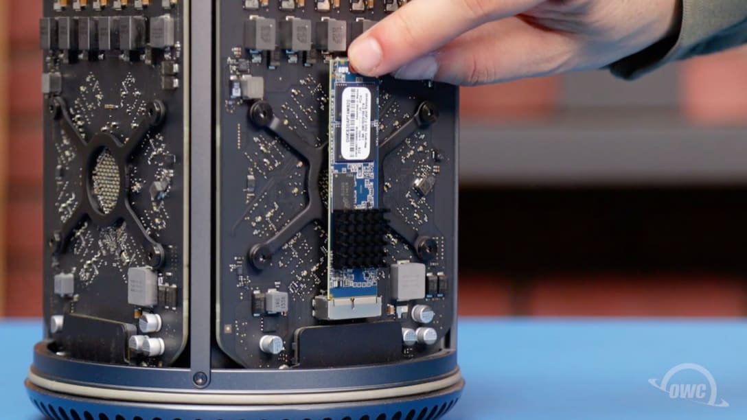 OWC Aura Pro X2 SSD Install Video Screenshot