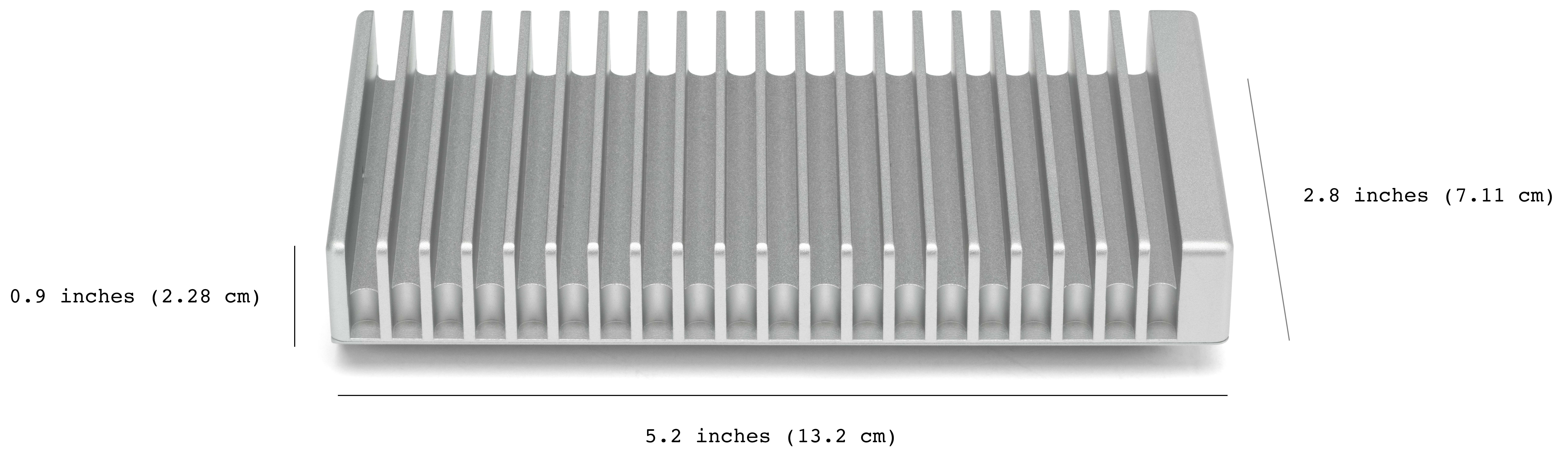 OWC Express 1M2 with measurements