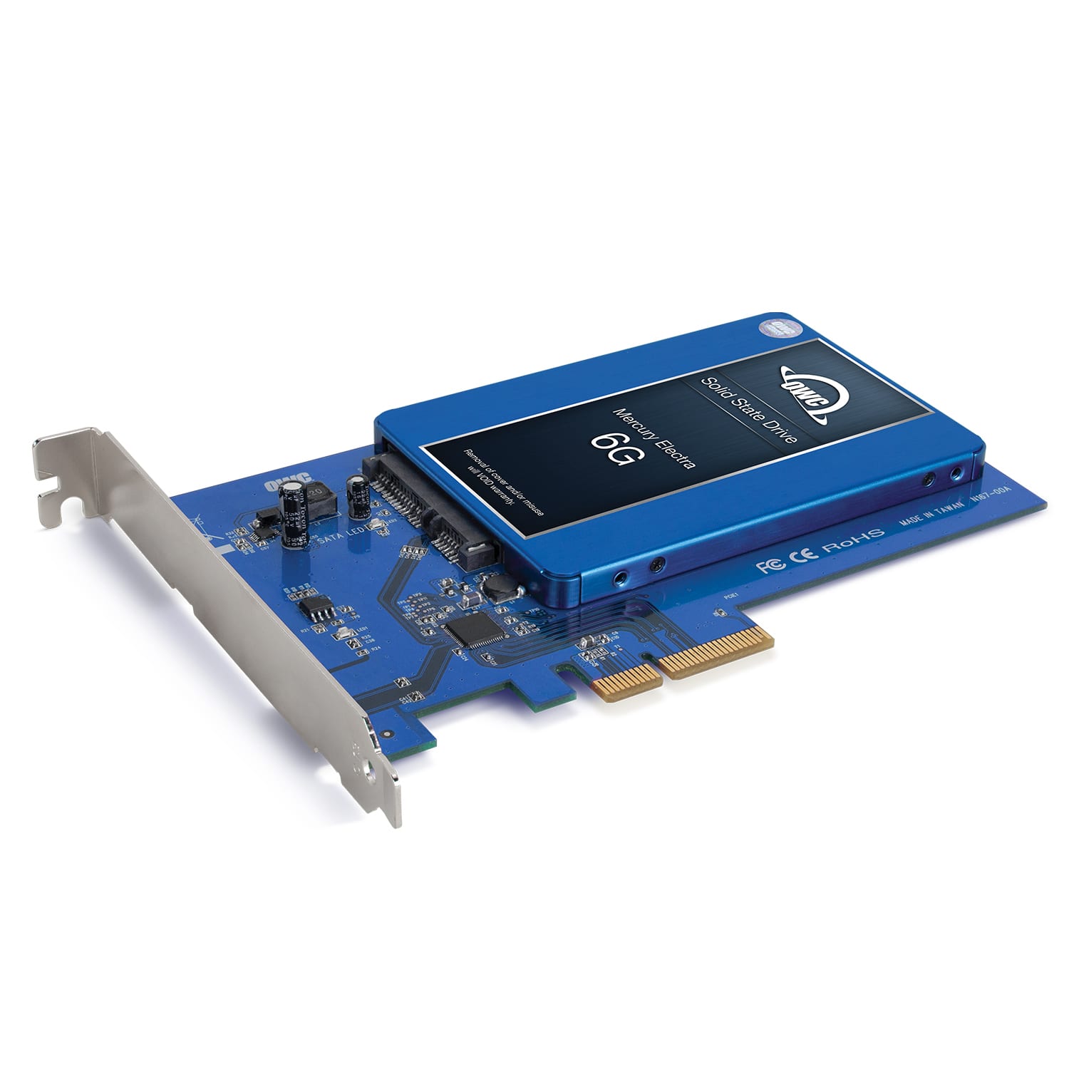 OWC Mercury Accelsior S with OWC Mercury Electra 6G SSD