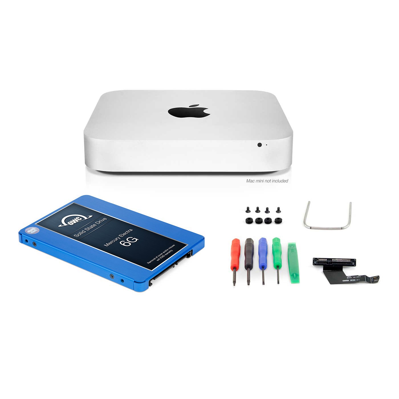 OWC Second Drive Add-On Kit with OWC Mercury Electra 6G SSD + OWC Data Doubler for Mac mini (Mid 2011)