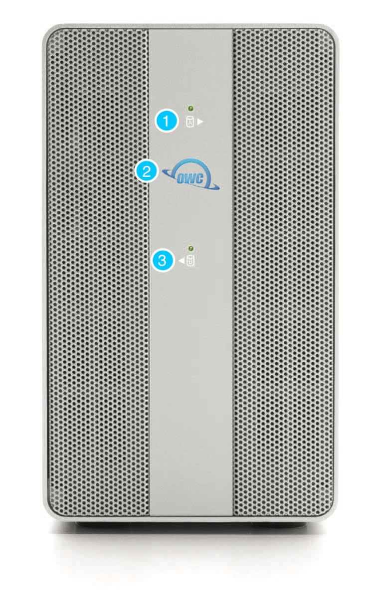 Mercury Elite Pro Dual with 3-Port Hub front view