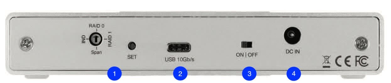 Mercury Elite Pro Dual mini rear view