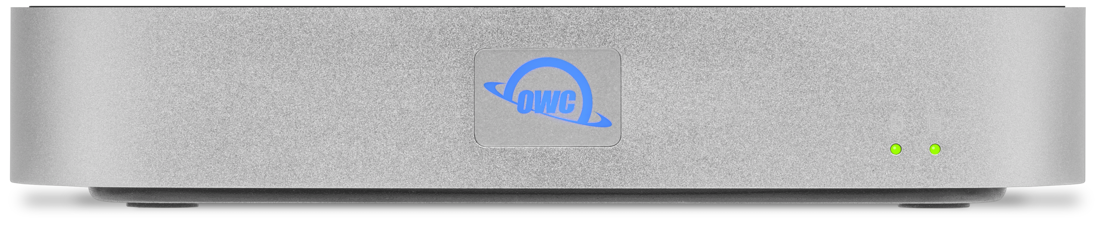OWC miniStack STX silver front view