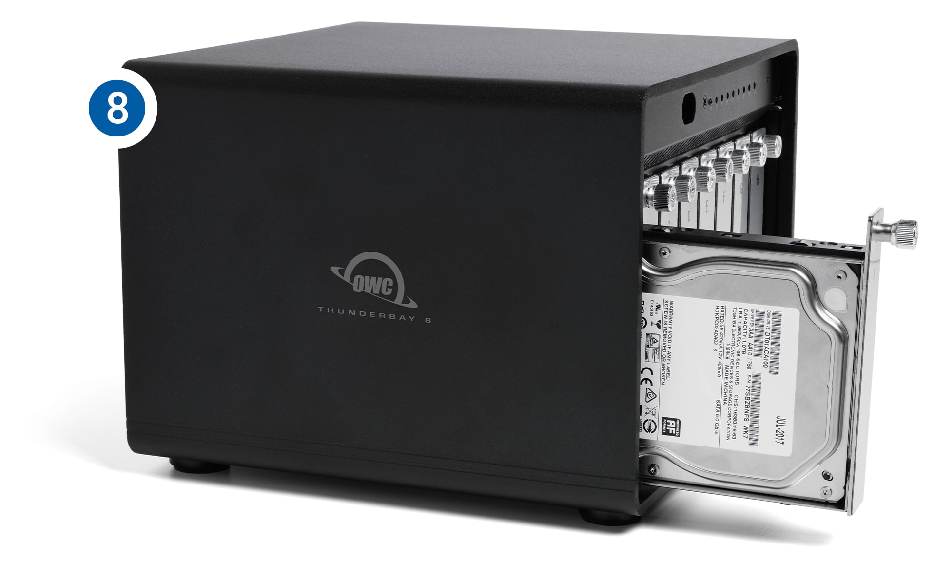 OWC ThunderBay 8 Assembly Steps