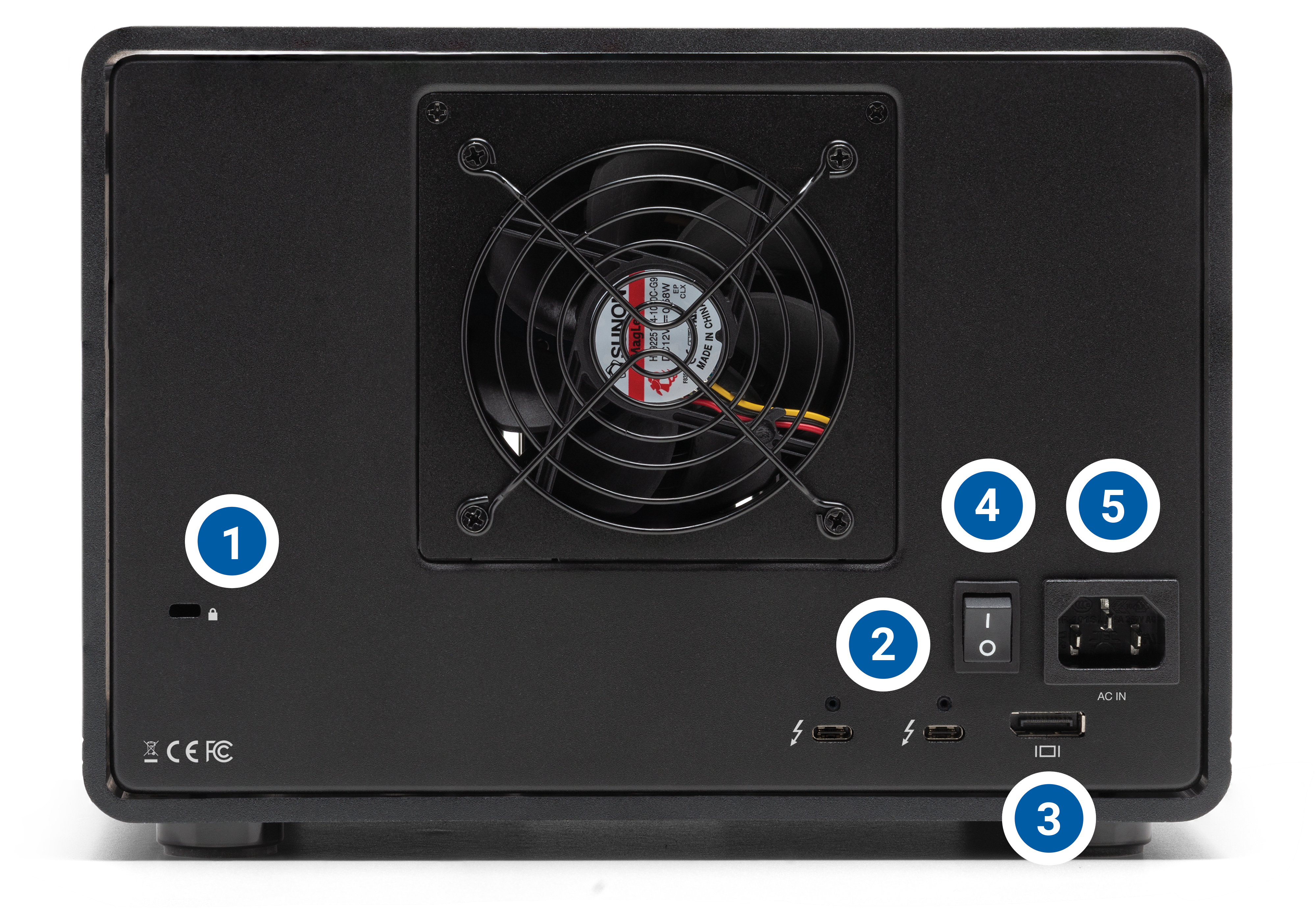 Legacy ThunderBay 8 ﻿﻿Rear View