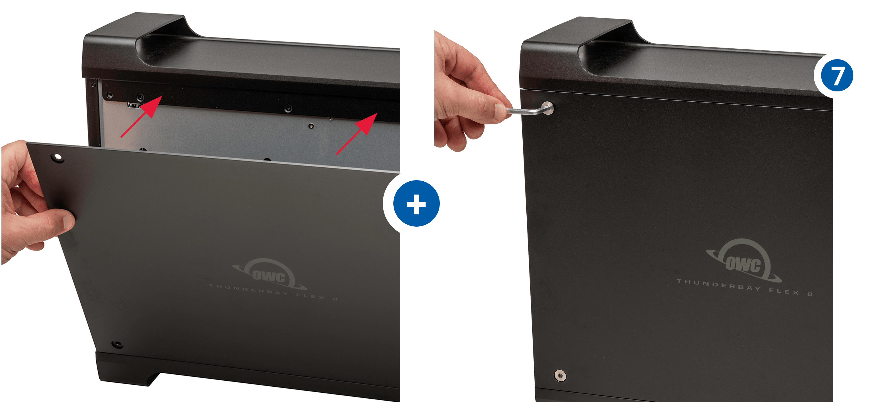 OWC ThunderBay Flex 8 Assembly Steps