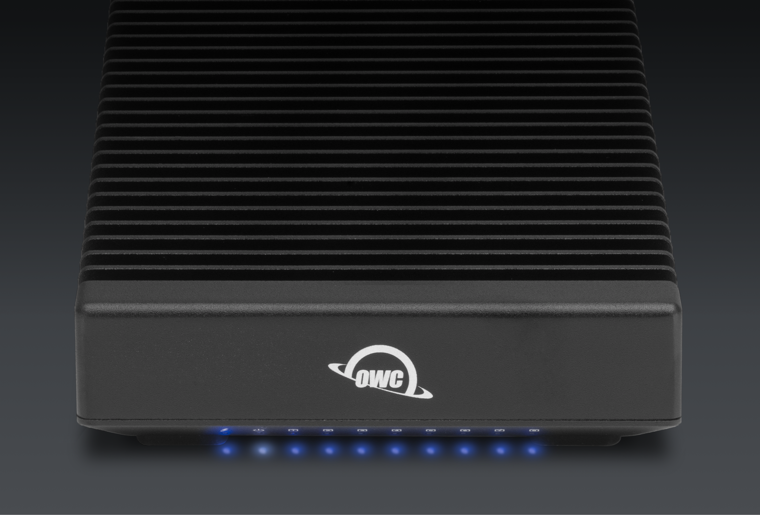 OWC ThunderBlade X8 with lights on