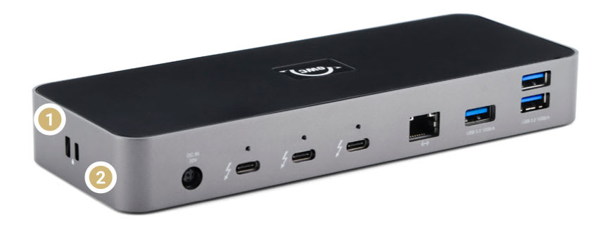 OWC 11-Port Thunderbolt 4 Dock side view
